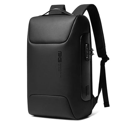 Secure Laptop Backpack 15.6in Waterproof Travel Bag