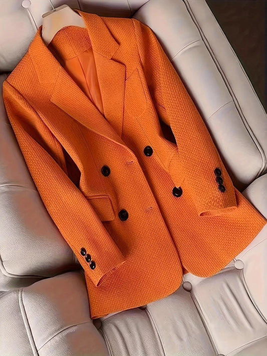 Classic Fit Patterned Business Jacket - VogeLuxe