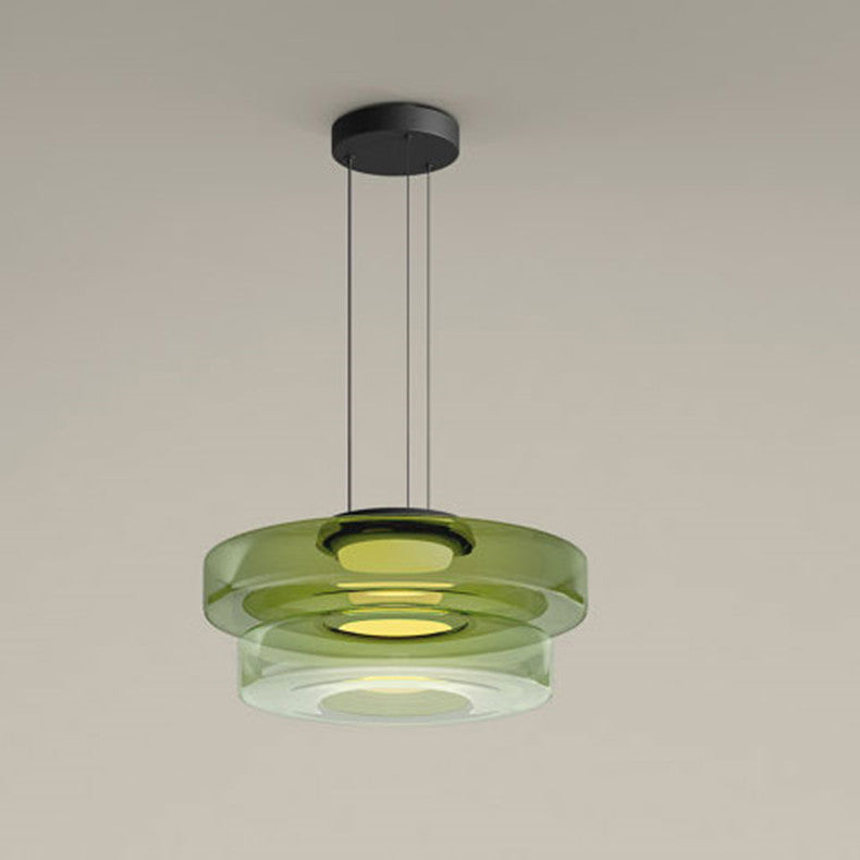 Modern Glass Drop Ceiling Light Fixture