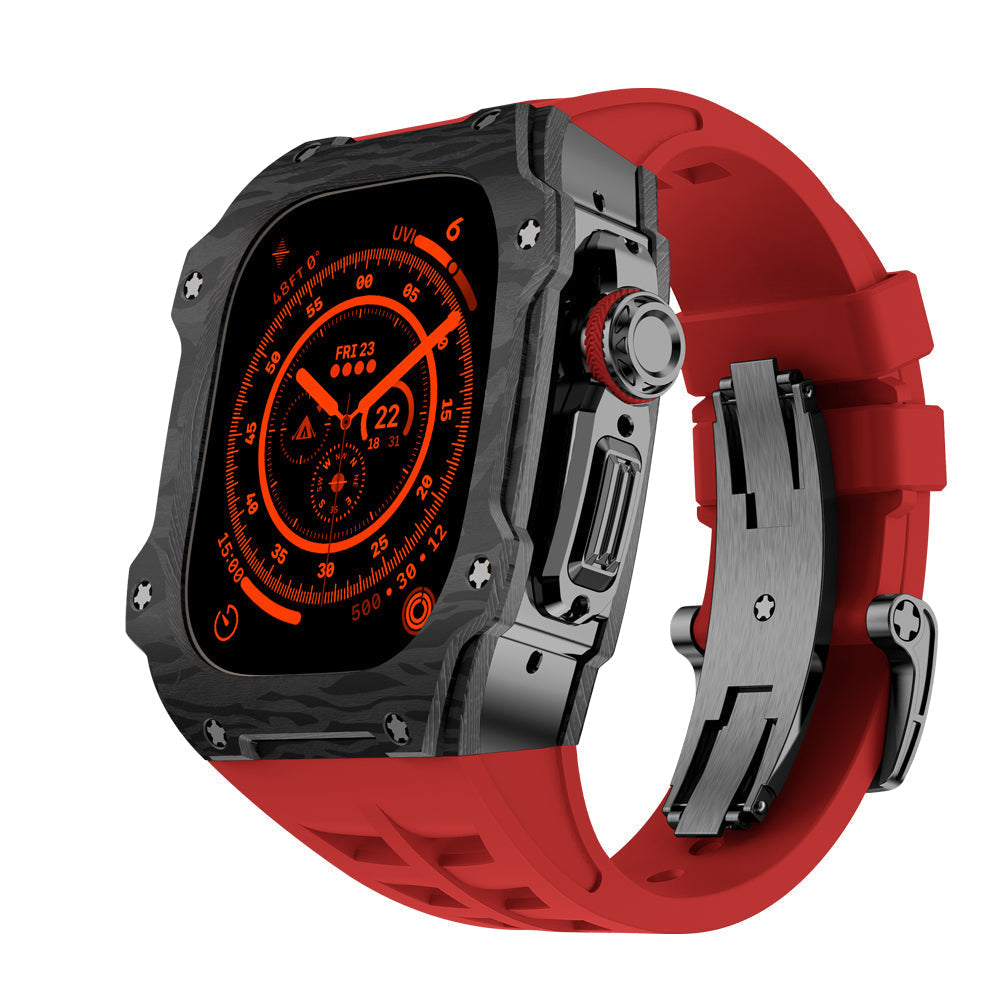 Durable Carbon Fiber Apple Watch Ultra Case