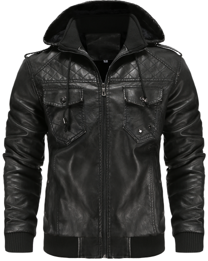 Men's Waterproof Hooded Jacket - VogeLuxe