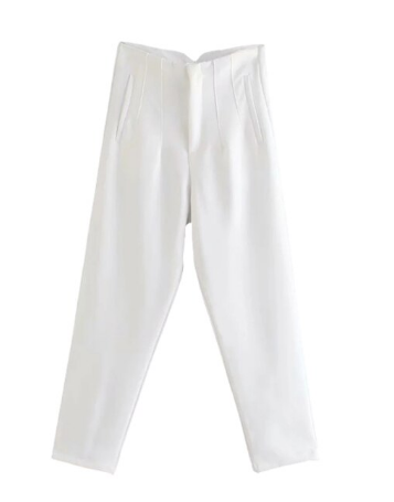 Classic Fit Women's High Waist Suit Pants