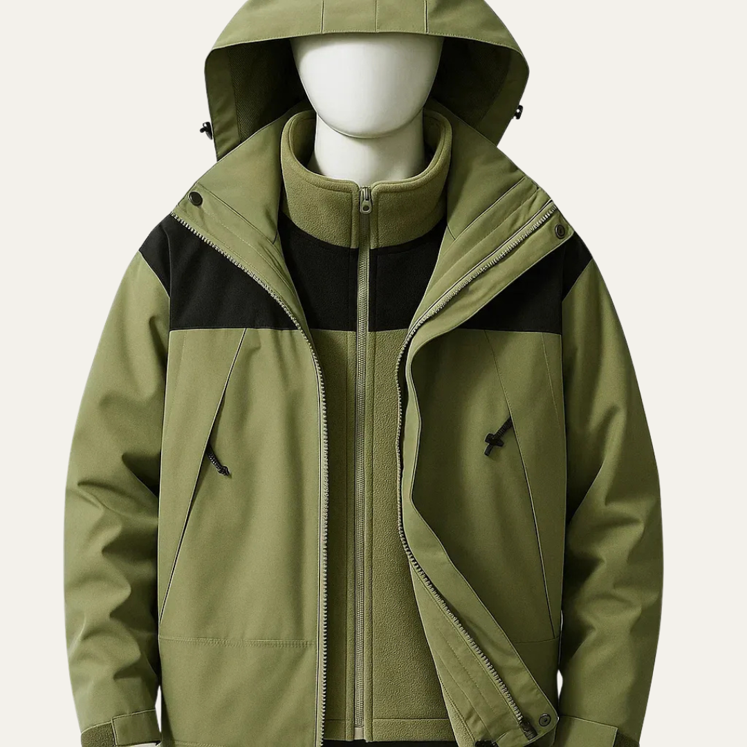 VogeLuxe | Men’s Technical 3 in 1 System Jacket