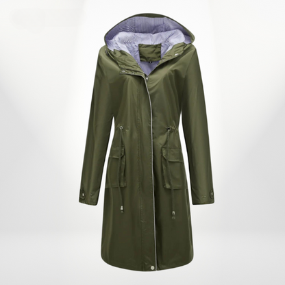 Waterproof Women's Hooded Windbreaker Jacket
