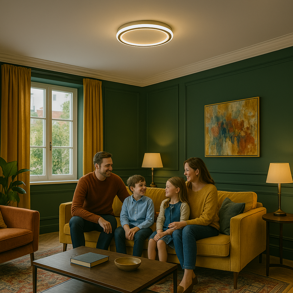 Bright Adjustable LED Ceiling Light in Soft White