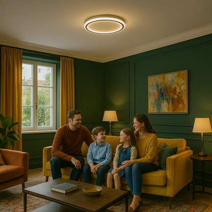 Bright Adjustable LED Ceiling Light in Soft White