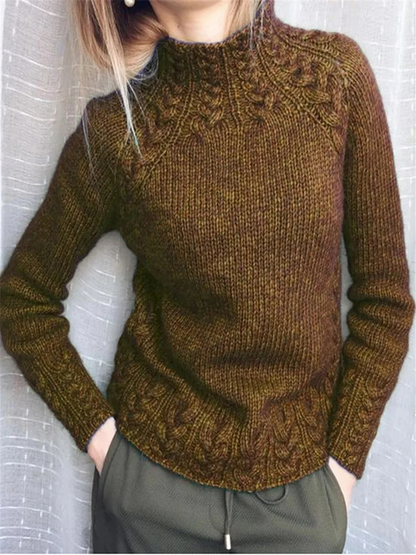 Stylish Women's Fit Knitted Winter Sweater