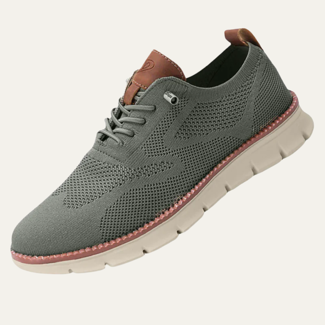 VogeLuxe | Men’s Mixed Media Low Top Platform Sneakers