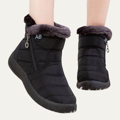 VogeLuxe | Women’s Lightweight Winter Snow Boots With Faux Fur Collar