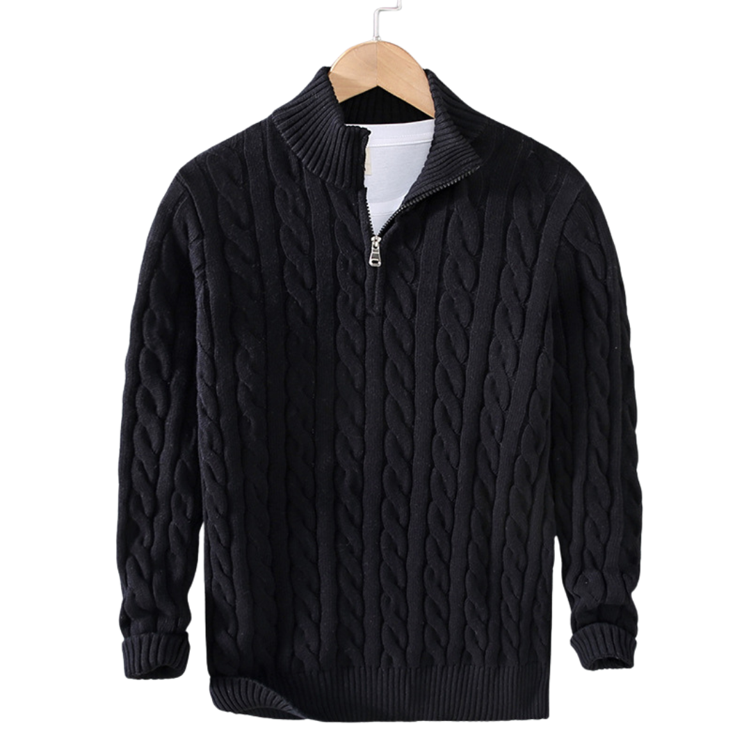 Classic Men's Cable Knit Sweater
