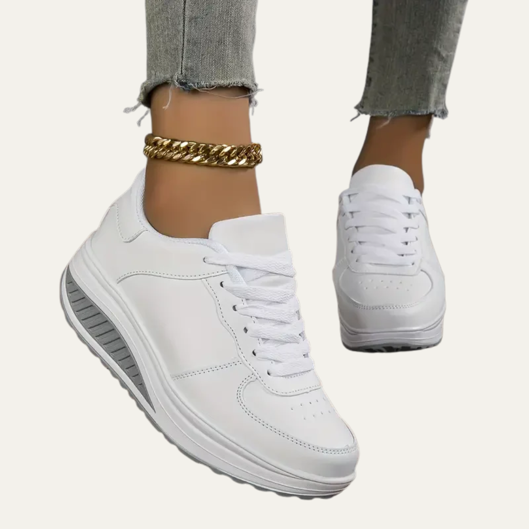 VogeLuxe | Women’s Chunky Platform Mesh Panel Sneakers