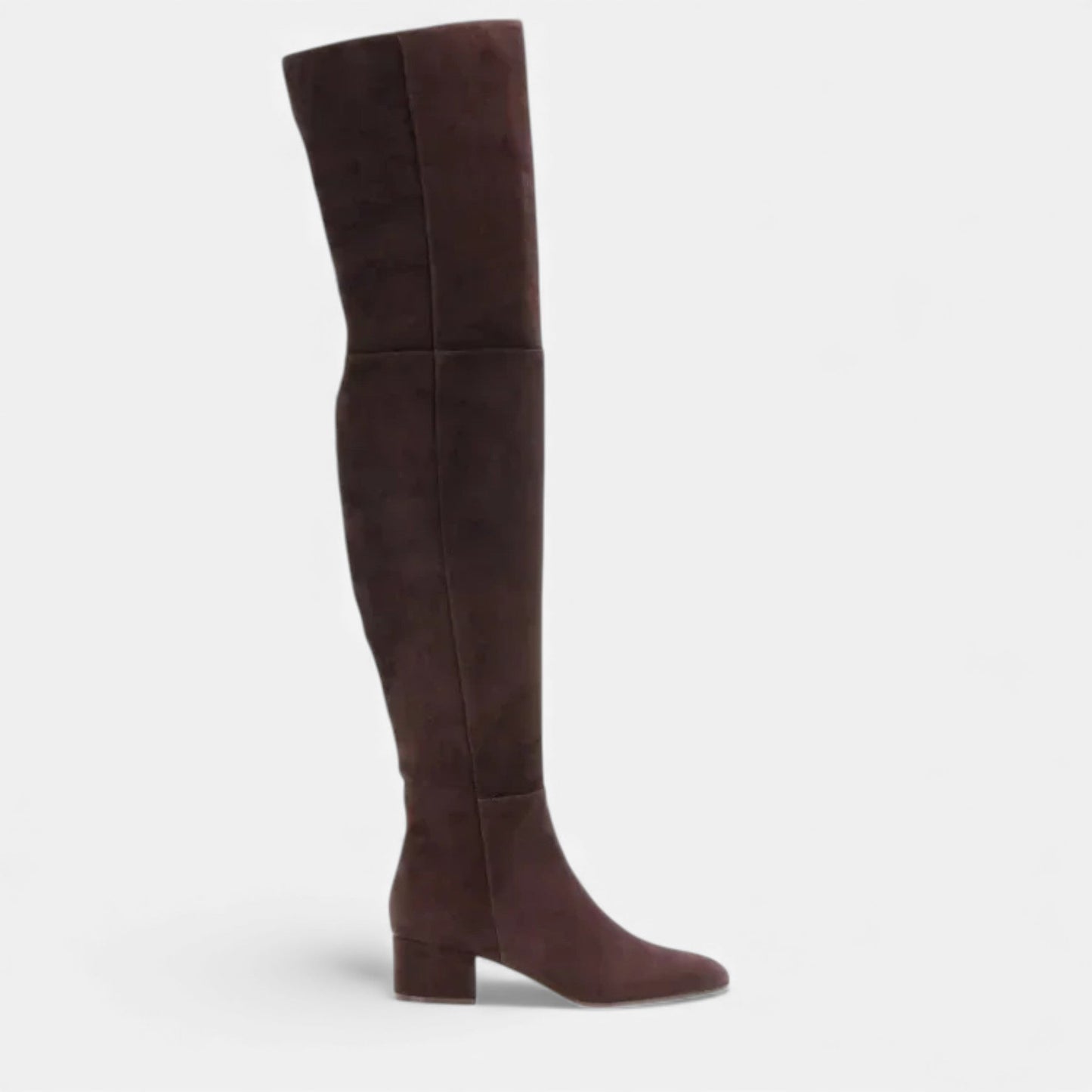 Trendy Women's Knee High Faux Suede Winter Boots