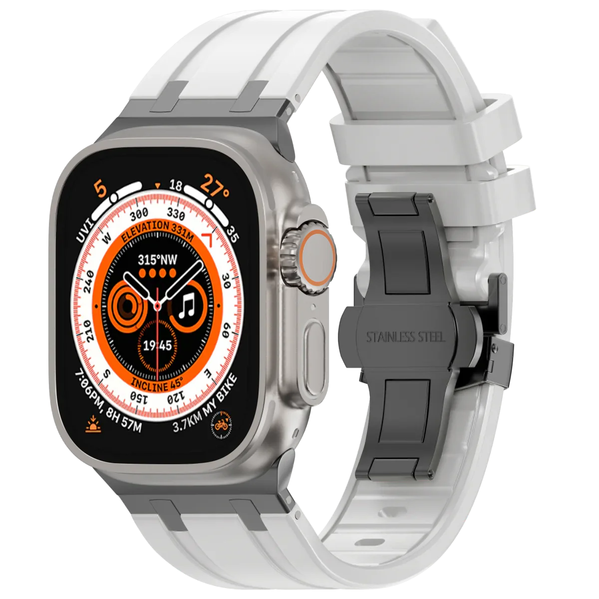 Soft Silicone Apple Watch Band with Cute Buckle