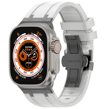 Soft Silicone Apple Watch Band with Cute Buckle