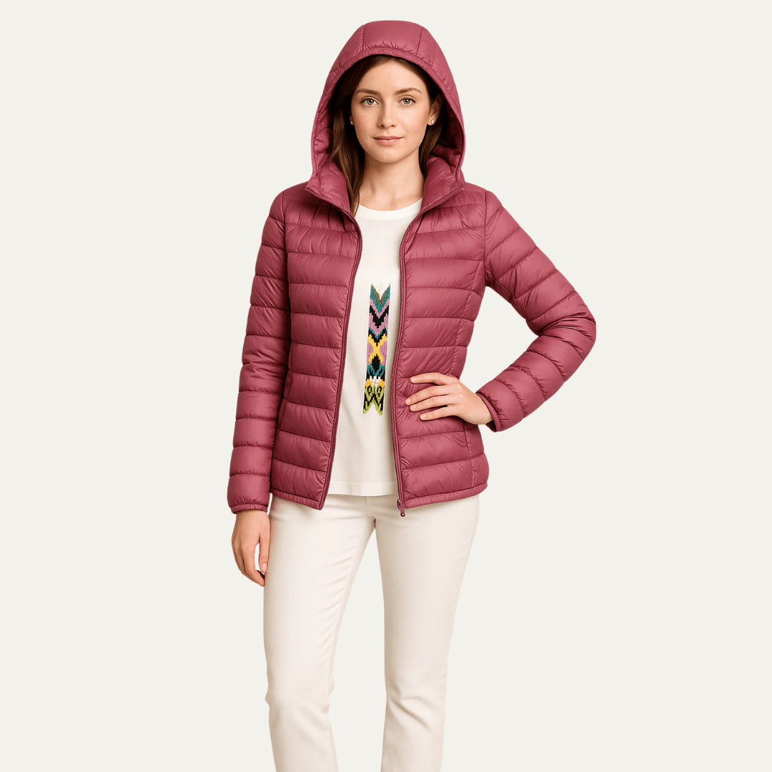 VogeLuxe | Women’s Lightweight Quilted Puffer Jacket