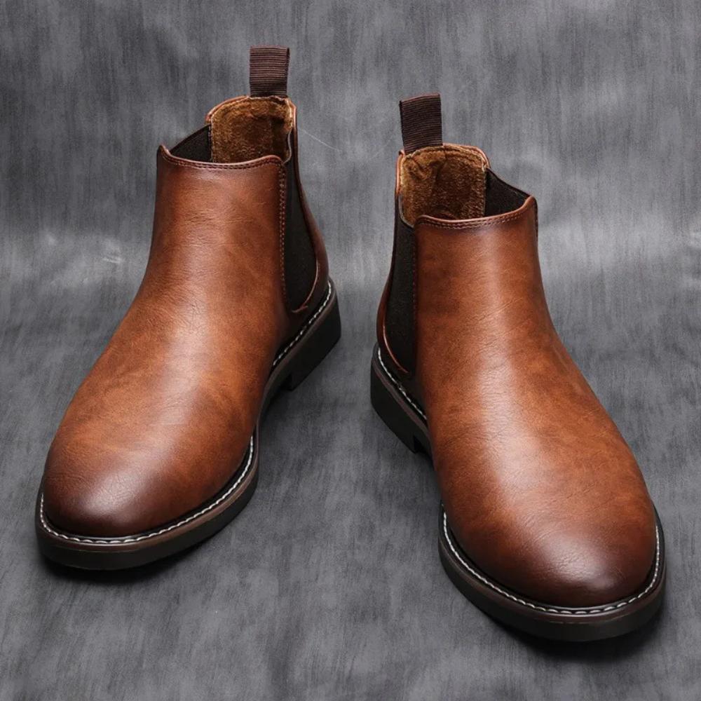 Classic Men's Ankle Boots - VogeLuxe