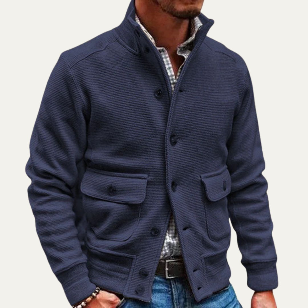VogeLuxe | Men’s Knitted Cardigan Jacket