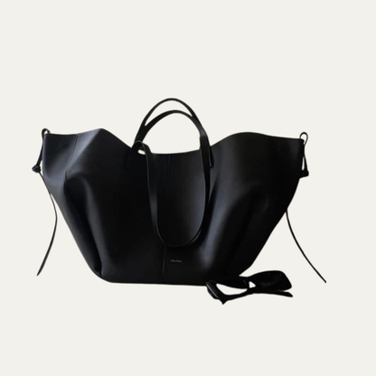 VogeLuxe | Women’s Soft Oversized Leather Tote Bag