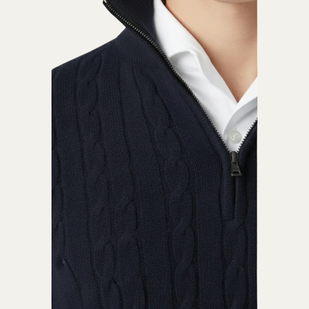 VogeLuxe | Men’s Textured Quilted Bomber Jacket