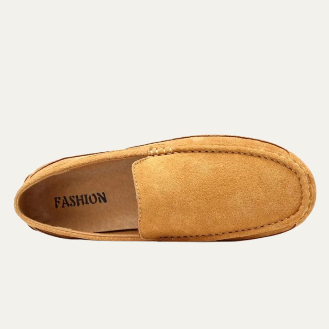 VogeLuxe | Men’s Suede Hand-Stitched Moccasins