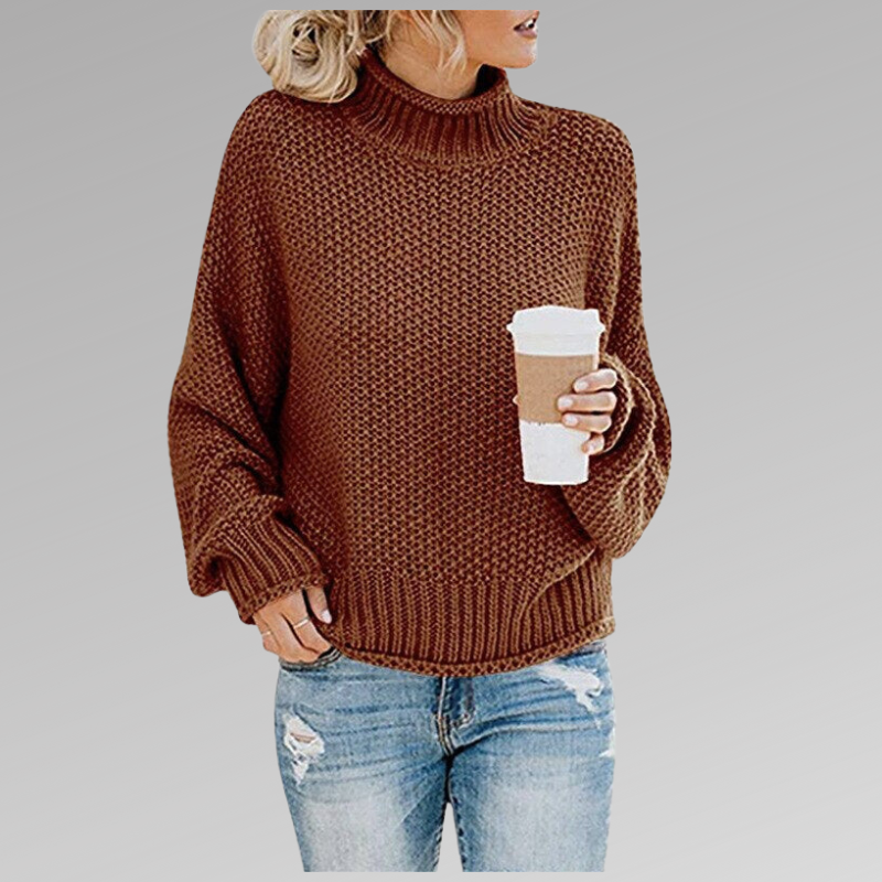 Relaxed Fit Women's Crew Neck Jumper Sweater