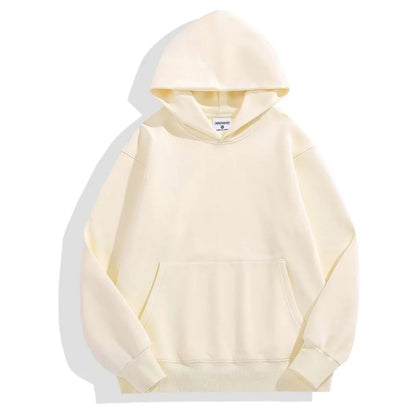 Thick Soft Cotton Velvet Hooded Sweatshirt