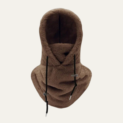 VogeLuxe | Unisex Plush Fleece Lined Hooded Neck Warmer Mask
