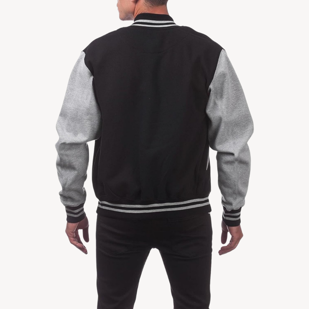VogeLuxe | Men’s Color Block Varsity Jacket