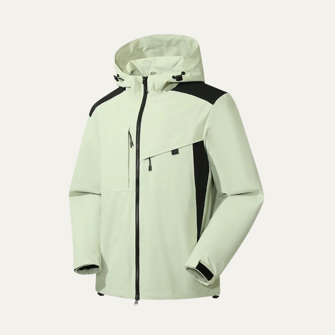VogeLuxe | Men’s Waterproof Technical Shell Jacket