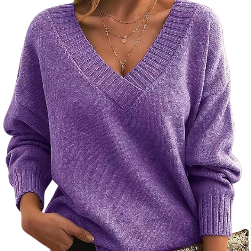 Soft Women's V-Neck Cashmere Sweater
