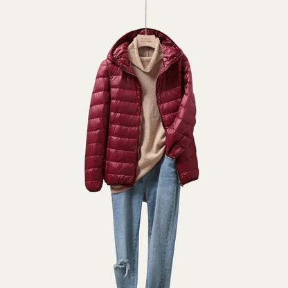 VogeLuxe | Women’s Shiny Ultralight Puffer Jacket