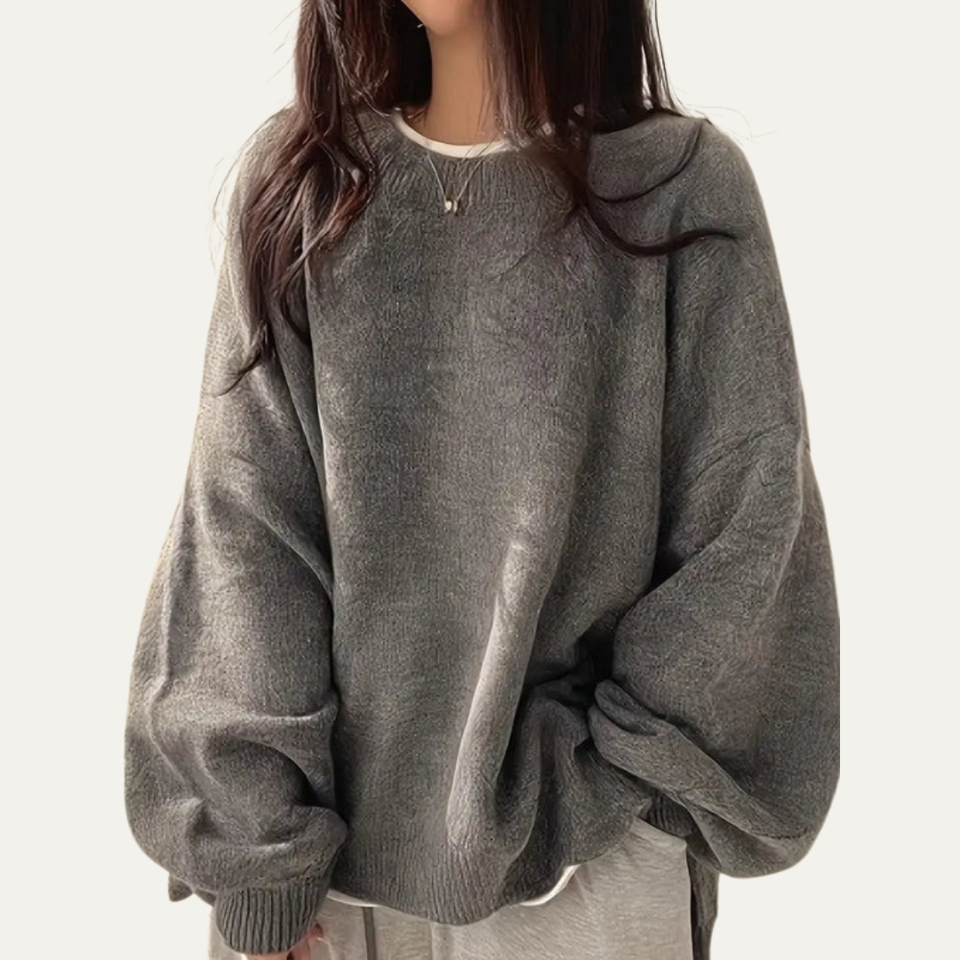 VogeLuxe | Women’s Oversized Balloon Sleeve Knit Sweater