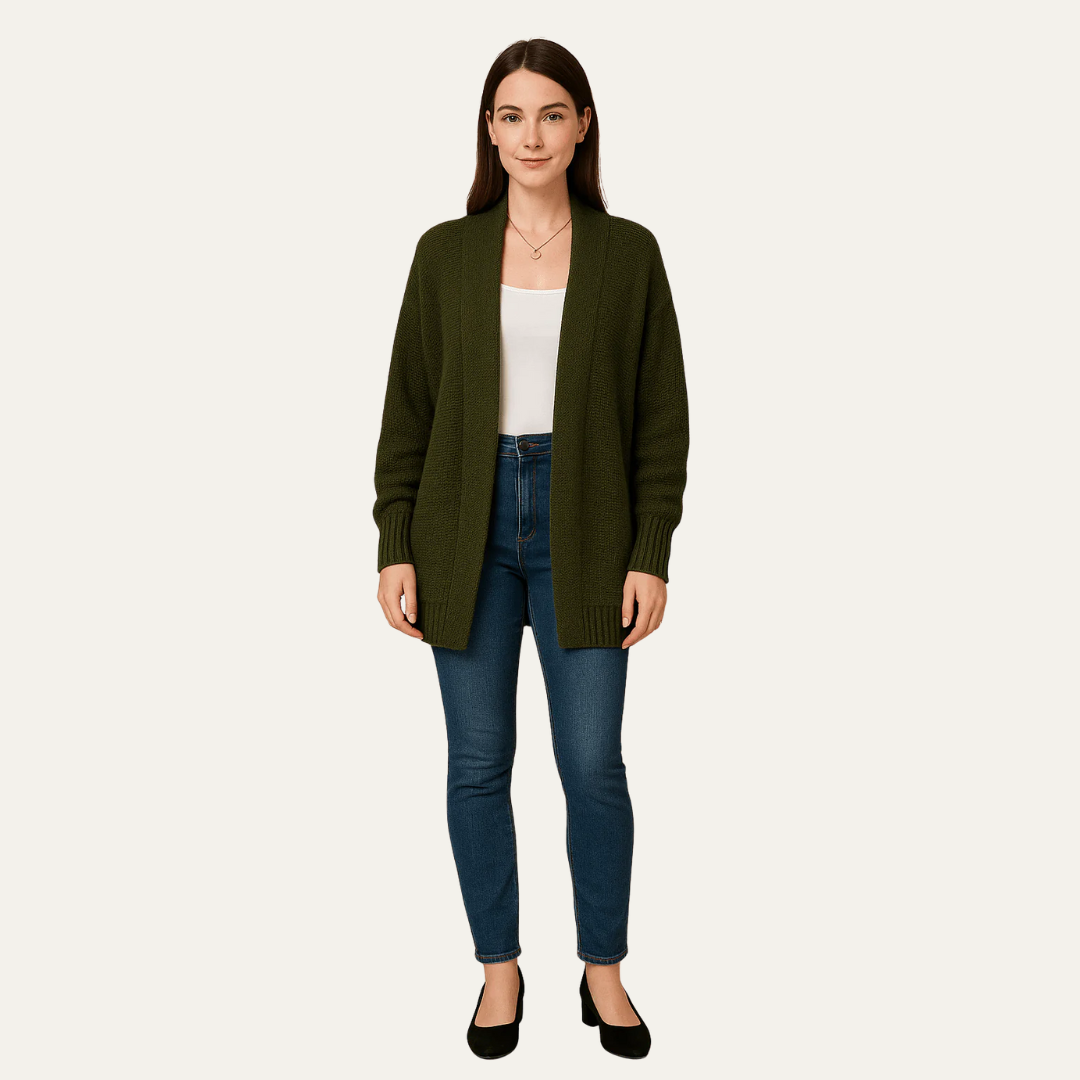VogeLuxe | Women’s Relaxed Shawl Collar Cardigan