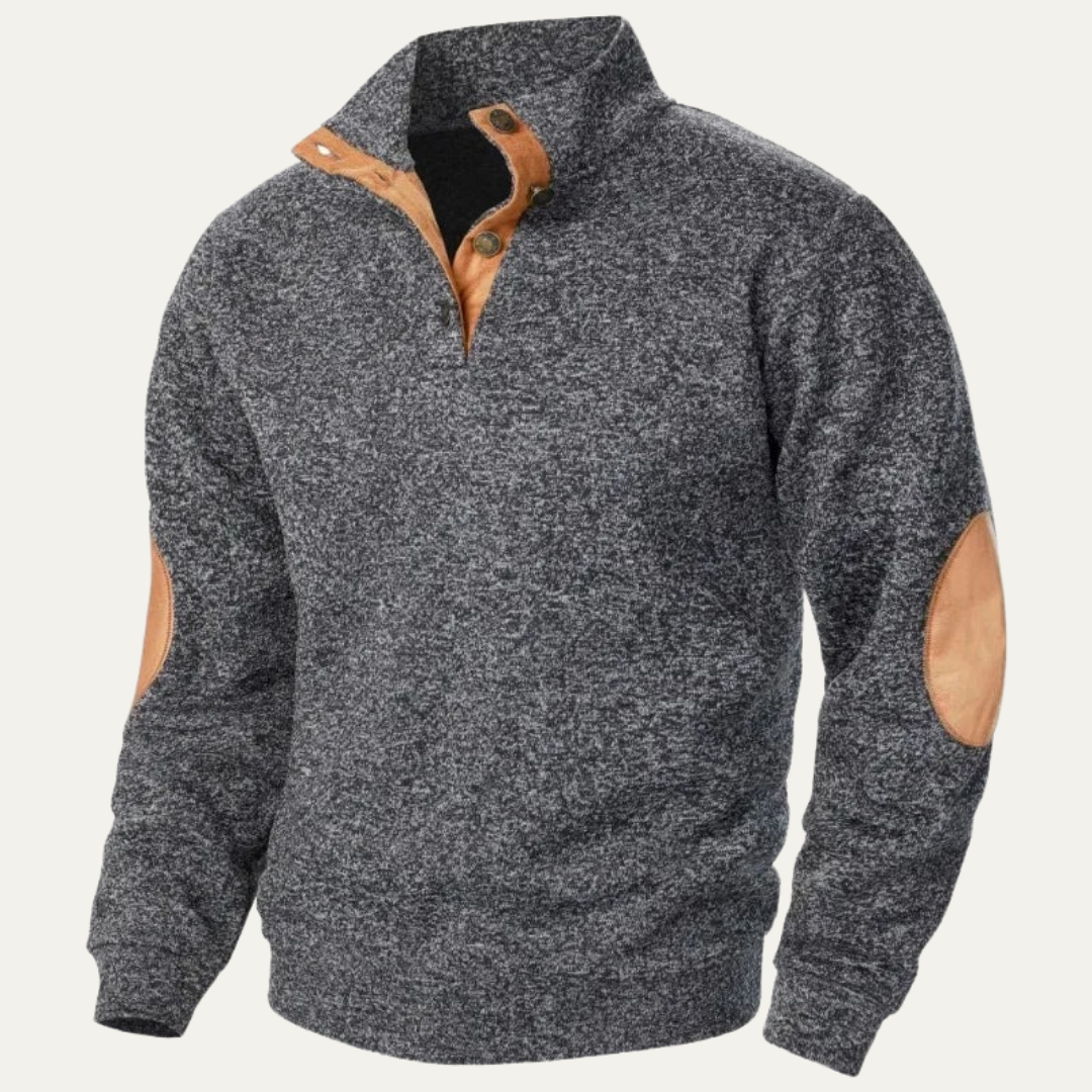 VogeLuxe | Men’s Casual Mock Neck Sweater