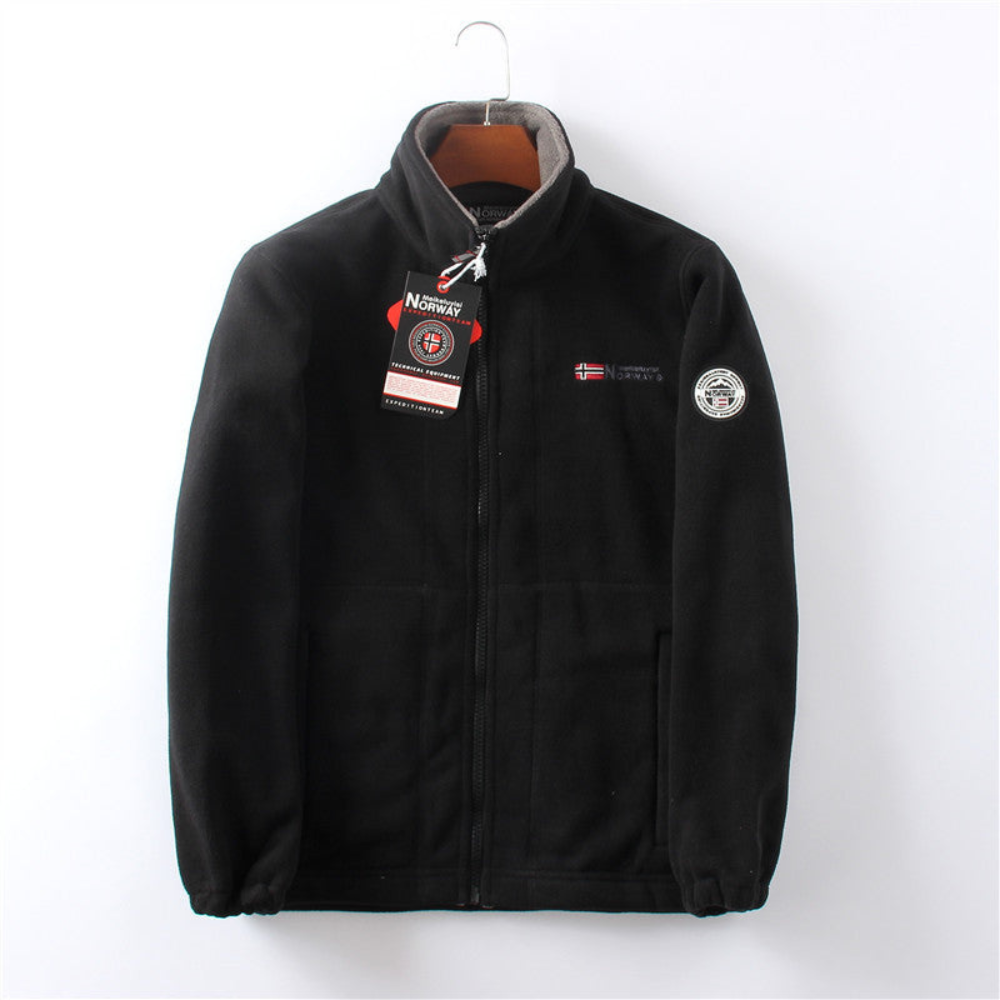 VogeLuxe | Men’s Soft Fleece Zip Jacket