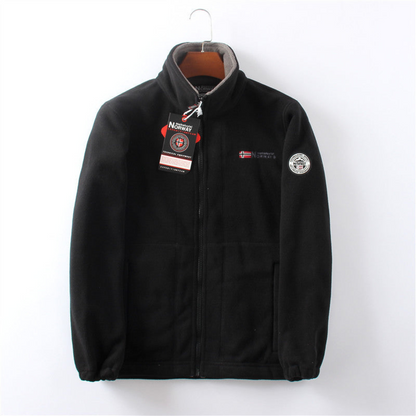 VogeLuxe | Men’s Soft Fleece Zip Jacket