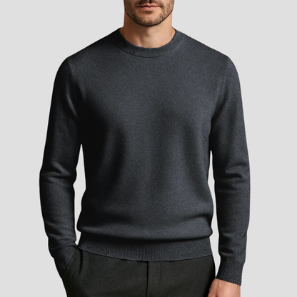 VogeLuxe | Men’s Slim Fit Long Sleeve Crewneck Sweater