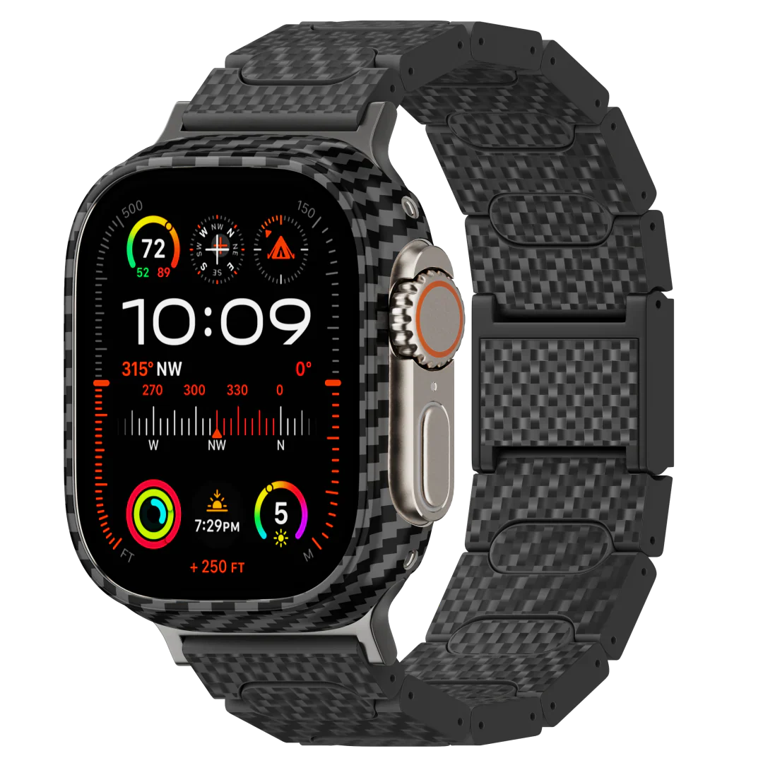 Stylish Carbon Fiber Watch Band