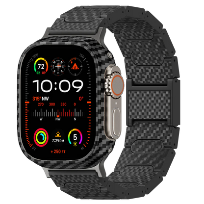 Stylish Carbon Fiber Watch Band
