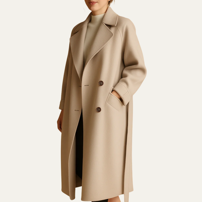 VogeLuxe | Women’s Oversized Double-Breasted Overcoat