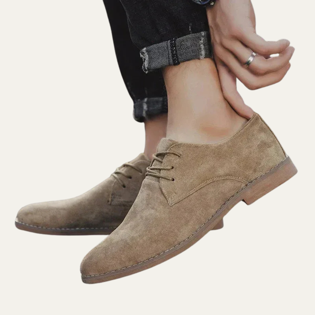 VogeLuxe | Men’s Versatile Suede Derby Shoes