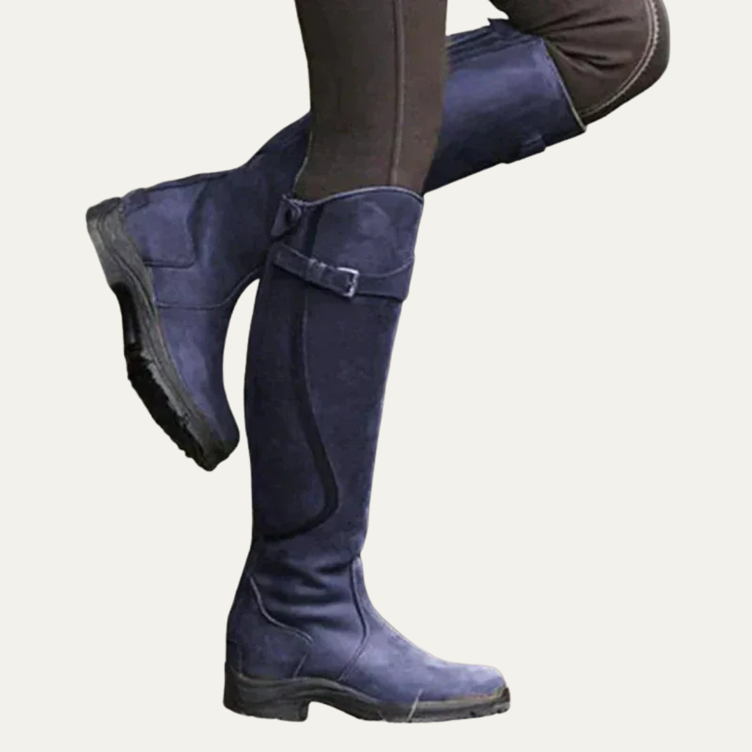 VogeLuxe | Women’s Tall Equestrian Style Knee High Riding Boots