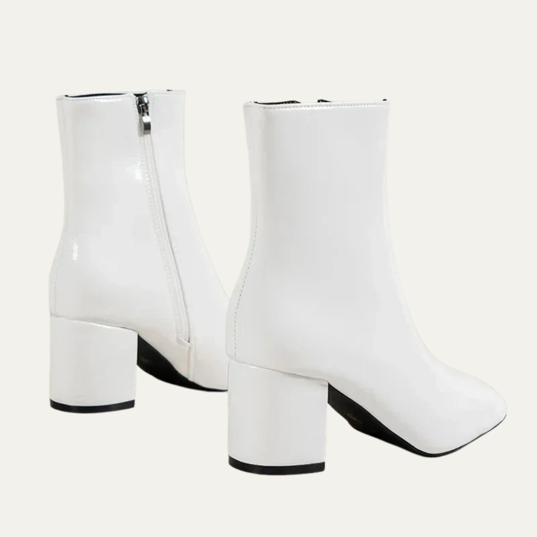 VogeLuxe | Women’s Patent Leather Ankle Boots