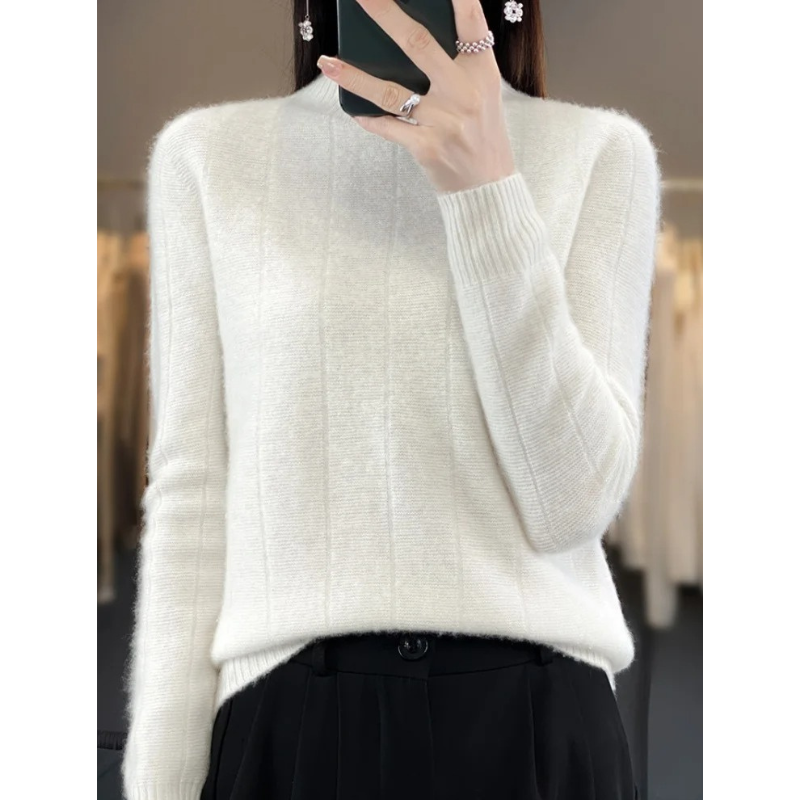 Warm Water Resistant Turtleneck Sweater for Women