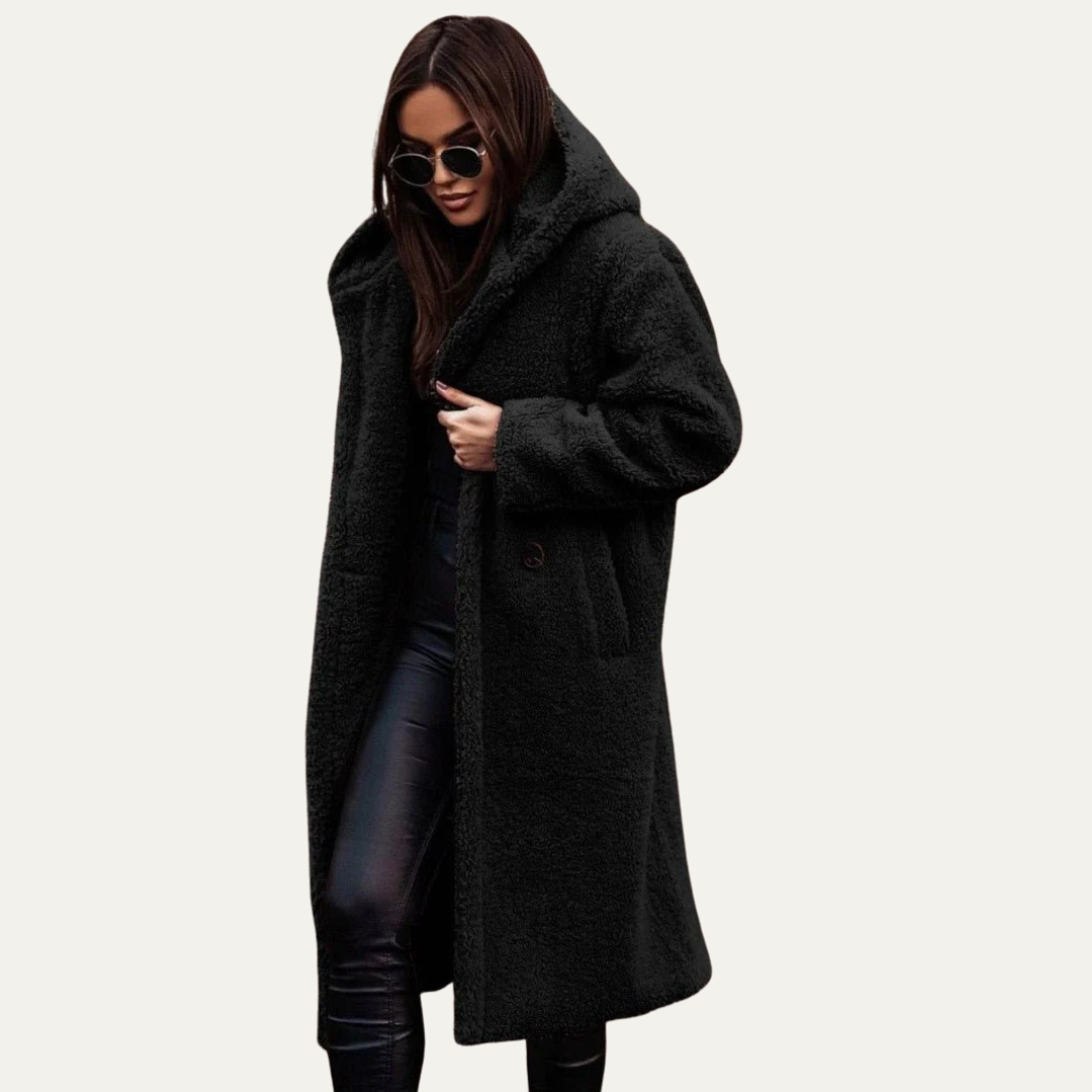 VogeLuxe | Women’s Oversized Long Teddy Coat