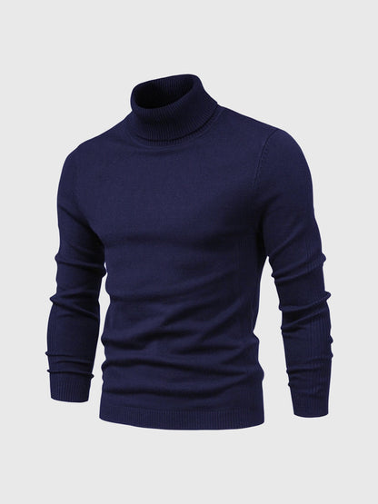 VogeLuxe | Men’s Slim Fit Lightweight Knit Turtleneck Sweater