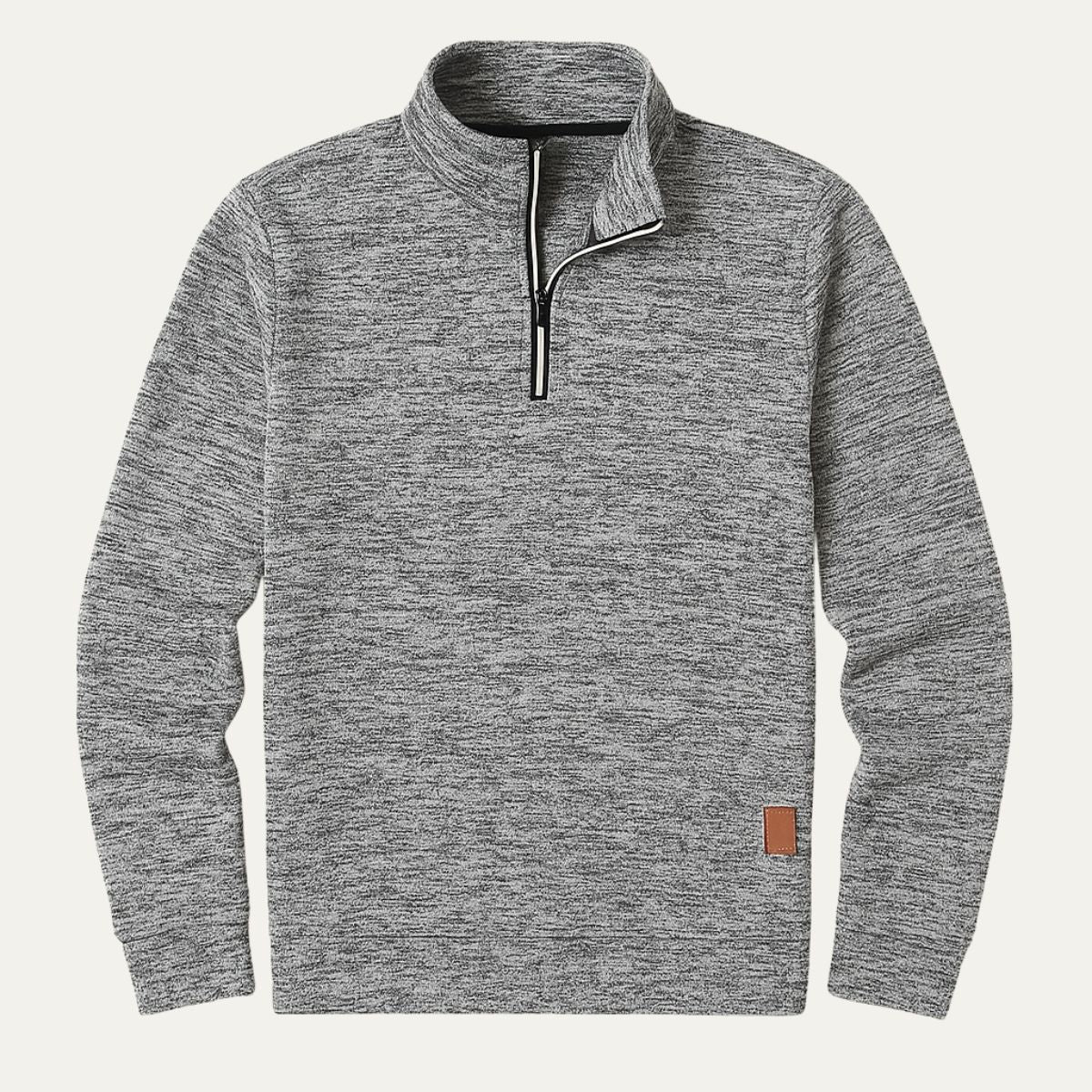 VogeLuxe | Men’s Quarter Zip Mock Collar Sweatshirt