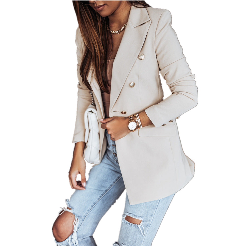 Classic Fit Ladies Jacket with Buttons
