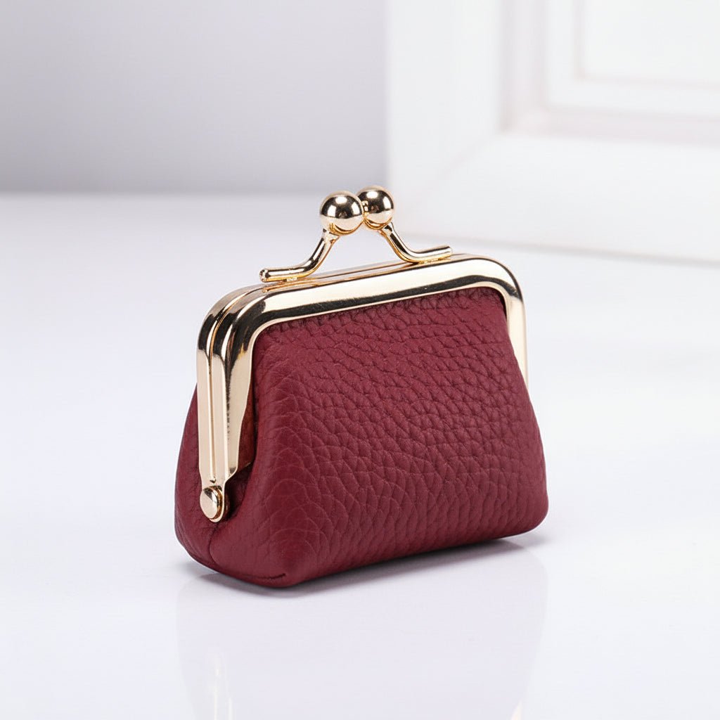 Compact Luxury Leather Jewelry Case with Lock