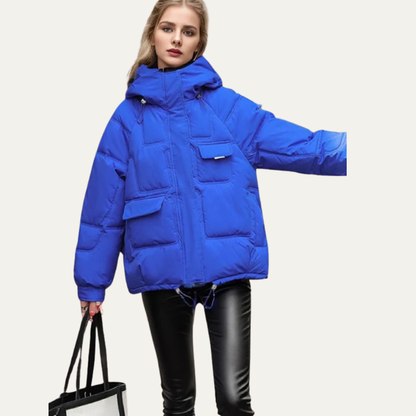 VogeLuxe | Women’s Utility Cropped Puffer Jacket
